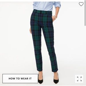 Full-length Ruby pant in Black Watch plaid
